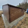 Plechová garáž 6x6m v imitaci dřeva | Konstrukce z uzavřených profilů - Image 3