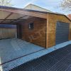 Plechová garáž 8x5m s přístřeškem | Konstrukce z uzavřených profilů - Image 4