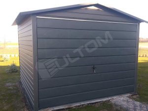 Plechová garáž 3x3m v barvě RAL | Konstrukce z uzavřených profilů