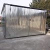 Plechová garáž 3,5x4m | Dvoukřídlá vrata