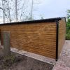 Plechová garáž 5x6m v imitaci dřeva | Konstrukce z uzavřených profilů - Image 4