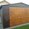 Plechová garáž 4x6m v imitaci dřeva | Konstrukce z uzavřených profilů - Image 7