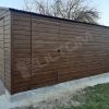 Plechová garáž 4x6m v imitaci dřeva | Konstrukce z uzavřených profilů - Image 3