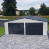Plechová garáž 7x7m v barvě RAL | Konstrukce z uzavřených profilů