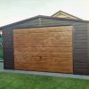Plechová garáž 4x6m v imitaci dřeva | Konstrukce z uzavřených profilů - Image 8