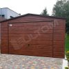 Plechová garáž 4x6m v imitaci dřeva | Konstrukce z uzavřených profilů - Image 9