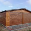 Plechová garáž 7x7m v imitaci dřeva | Konstrukce z uzavřených profilů - Image 3