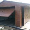 Plechová garáž 5x5m s přístřeškem | Konstrukce z uzavřených profilů - Image 2