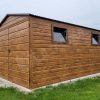 Plechová garáž 3x5m v imitaci dřeva | Konstrukce z uzavřených profilů - Image 4
