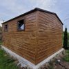 Plechová garáž 3x5m v imitaci dřeva | Konstrukce z uzavřených profilů - Image 3