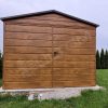 Plechová garáž 3x5m v imitaci dřeva | Konstrukce z uzavřených profilů - Image 2